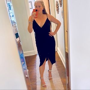 Betsy Johnson Navy Sheath Dress